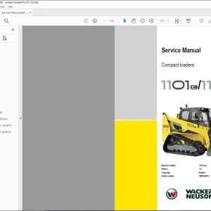 Wacker Neuson 1101c/1101cp Compact loaders Operator’s Manual - PDF DOWNLOAD