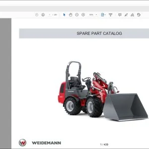 Wacker Neuson 1250CX35 Weidemann Wheel Loader SPARE PART CATALOG Manual - PDF DOWNLOAD