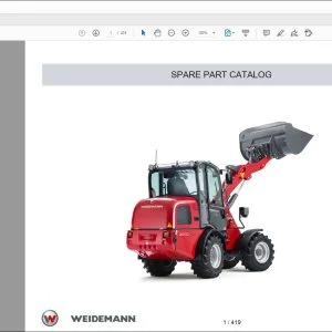 Wacker Neuson 2070CX80 Weidemann Wheel Loader SPARE PART CATALOG Manual - PDF DOWNLOAD