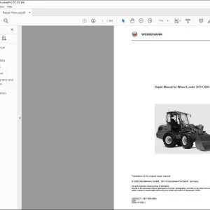 Wacker Neuson 3070 CX60  3070 CX80 Weidemann Wheel Loader Repair Manual - PDF DOWNLOAD
