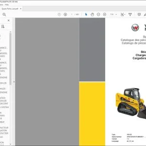 Wacker Neuson ST28 Skid steer loader Spare parts list Manual - PDF DOWNLOAD
