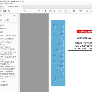 YANMAR 4LHA-STESTZESTPSTZP 4LHA-DTEDTZEDTPDTZP 4LHA-HTEHTZEHTPHTZP MARINE DIESEL ENGINES SERVICE MANUAL M9961-H11341 - PDF DOWNLOAD