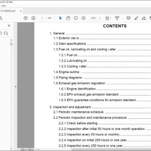 YANMAR 6LY3-ETP 6LY3-STP 6LY3-UTP MARINE DIESEL ENGINE SERVICE MANUAL 0BLY3-G00100 - PDF DOWNLOAD