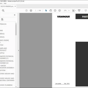 YANMAR S165R SKID-STEER LOADER PARTS CATALOG MANUAL 0CS10-M56500EN - PDF DOWNLOAD