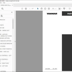 YANMAR T210-1 COMPACT TRACK LOADER PARTS CATALOG MANUAL 0CK50-M00120EN - PDF DOWNLOAD