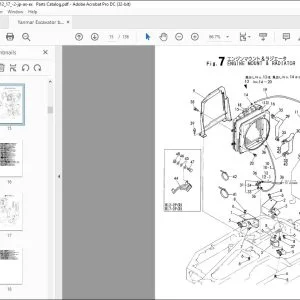 Yanmar b12-17 EXCAVATOR PARTS MANUAL - PDF DOWNLOAD