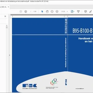 Fiat Kobelco B95-B100-B110-B200 4WS Handboek voor de bediening en het onderhoud - PDF DOWNLOAD