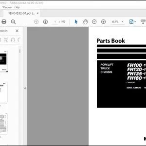 Komatsu FH100-1 FH120-1 FH135-1 FH160-1 Forklift Truck Chassis Parts Catalog Manual FEN04332-01 - PDF DOWNLOAD
