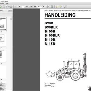 New Holland B100C B100C LR B100C TC B110C B110C TC B115C fase IIIB Graaflaadmachines GEBRUIKERSHANDLEIDING 47987196 - PDF DOWNLOAD