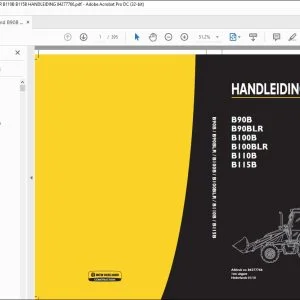 New Holland B90B B90BLR B100B B100BLR B110B B115B HANDLEIDING 84277766 - PDF DOWNLOAD