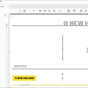 New Holland C175 L175 Handboek voor de bediening en het onderhoud 87612245 - PDF DOWNLOAD