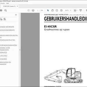 New Holland E85CMSR Graafmachine op rupsbanden GEBRUIKERSHANDLEIDING 47516715 - PDF DOWNLOAD