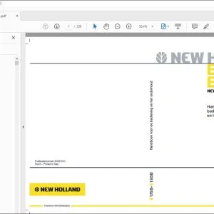 New Holland E175B E195B Handboek voor de bediening en het onderhoud 87637010 - PDF DOWNLOAD