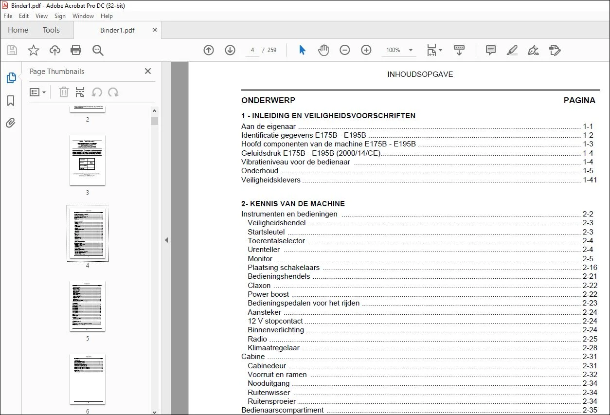 New Holland E175B E195B Handboek voor de bediening en het onderhoud 87637010 - PDF DOWNLOAD - Image 3
