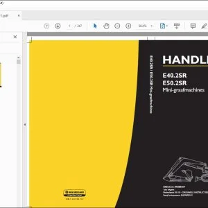 New Holland E40.2SR E50.2SR Mini-graafmachines HANDLEIDING 84288559 - PDF DOWNLOAD