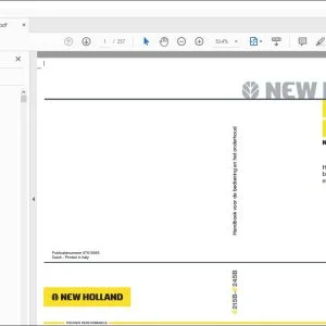 New Holland Kobelco 215B-E245B Handboek voor de bediening en het onderhoud 87618865 - PDF DOWNLOAD