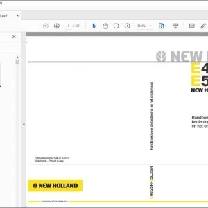 New Holland Kobelco E40.2SR E50.2SR Handboek voor de bediening en het onderhoud 604.21.479.01 - PDF DOWNLOAD