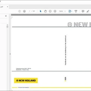 New Holland Kobelco E9SR Handboek voor de bediening en het onderhoud 604.21.395.00 - PDF DOWNLOAD