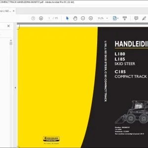 New Holland L180 L185 SKID STEER C185 COMPACT TRACK HANDLEIDING 84268737 - PDF DOWNLOAD