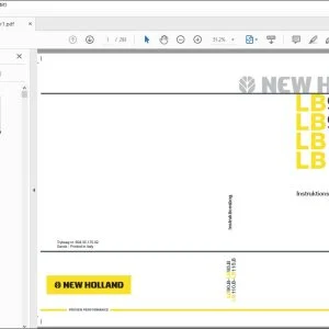 New Holland LB90.B LB95.B LB110.B LB115.B Instruktionsbog 604.35.175.02 - PDF DOWNLOAD