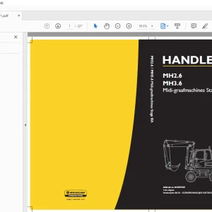 New Holland MH2.6 MH3.6 Midi-graafmachines Stage IIIA HANDLEIDING 84295920 - PDF DOWNLOAD