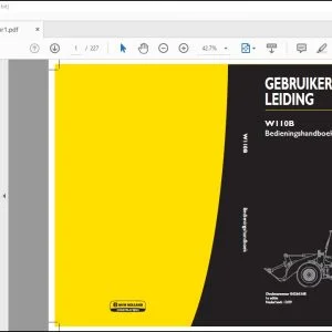 New Holland W110B Bedieningshandboek GEBRUIKERSHANDLEIDING 84266348 - PDF DOWNLOAD