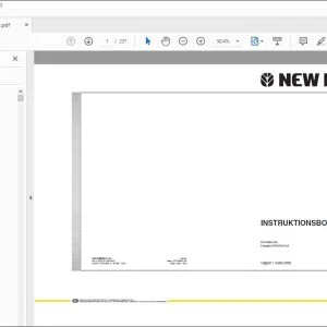 New Holland W110B TIER 3 HJULLÆSSER INSTRUKTIONSBOG 87479854 - PDF DOWNLOAD
