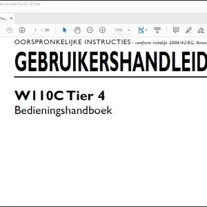 New Holland W110C Tier 4 Bedieningshandboek GEBRUIKERSHANDLEIDING 47555688 - PDF DOWNLOAD