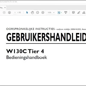 New Holland W130C Tier 4 Bedieningshandboek GEBRUIKERSHANDLEIDING 47555961 - PDF DOWNLOAD