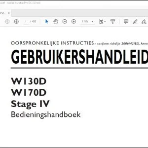 New Holland W130D W170D Stage IV Bedieningshandboek GEBRUIKERSHANDLEIDING 48114977 - PDF DOWNLOAD