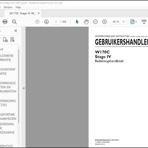New Holland W170C Stage IV Bedieningshandboek GEBRUIKERSHANDLEIDING 47919973 - PDF DOWNLOAD