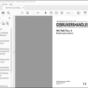 New Holland W170C Tier 4 Bedieningshandboek GEBRUIKERSHANDLEIDING 47558741 - PDF DOWNLOAD