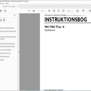 New Holland W170C Tier 4 Hjullæsser INSTRUKTIONSBOG 47558722 - PDF DOWNLOAD