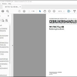 New Holland W170C Tier4B Bedieningshandboek GEBRUIKERSHANDLEIDING 47686988 - PDF DOWNLOAD