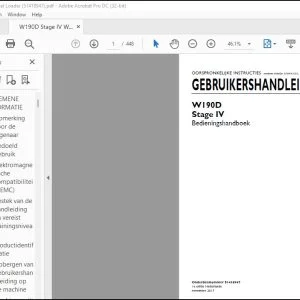 New Holland W190D Stage IV Bedieningshandboek GEBRUIKERSHANDLEIDING 51418947 - PDF DOWNLOAD