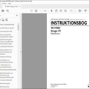 New Holland W190D Stage IV Hjullæsser INSTRUKTIONSBOG 48126991 - PDF DOWNLOAD