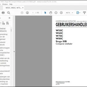 New Holland W50C W60C W70C W80C Stage IIIB Compacte wiellader Compacte wiellader GEBRUIKERSHANDLEIDING 51519802 - PDF DOWNLOAD