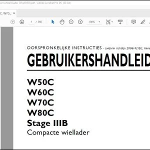 New Holland W50C W60C W70C W80C Stage IIIB Compacte wiellader GEBRUIKERSHANDLEIDING 51443183 - PDF DOWNLOAD