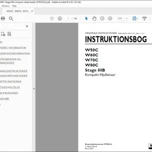 New Holland W50C W60C W70C W80C Stage IIIB Kompakt Hjullæsser INSTRUKTIONSBOG 47956162 - PDF DOWNLOAD