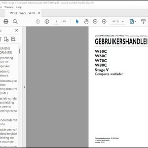 New Holland W50C W60C W70C W80C Stage V Compacte wiellader GEBRUIKERSHANDLEIDING 51657660 - PDF DOWNLOAD