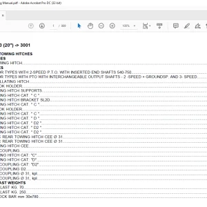 Same Tractor DORADO S 70(20") after 3001 Parts Catalog Manual - PDF DOWNLOAD