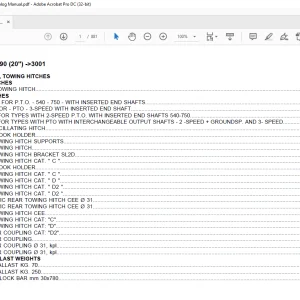 Same Tractor DORADO S 90(20") after 3001 Parts Catalog Manual - PDF DOWNLOAD