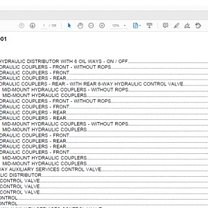 Same Tractor DORADO V 100 after 3001 Parts Catalog Manual - PDF DOWNLOAD
