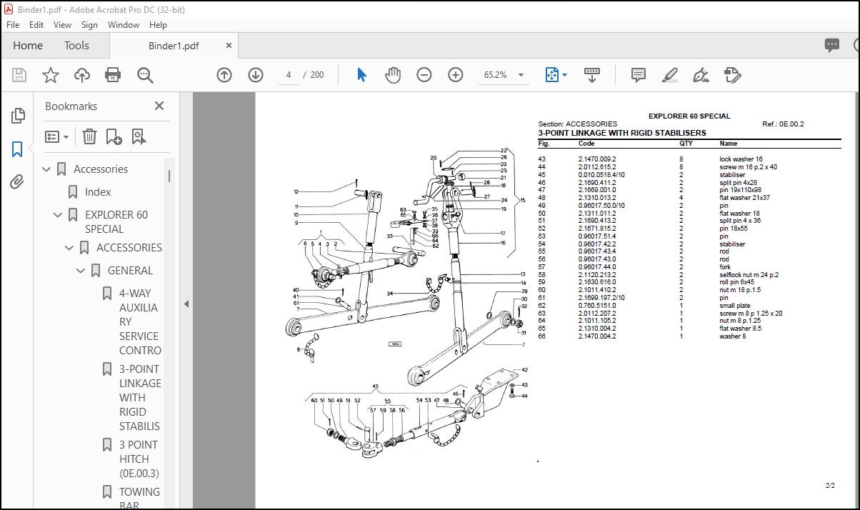 Same Tractor EXPLORER 60 SPECIAL Parts Catalog Manual - PDF DOWNLOAD ...