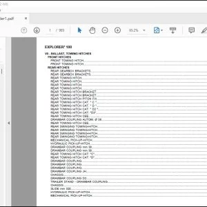 Same Tractor EXPLORER³ 100 Parts Catalog Manual - PDF DOWNLOAD