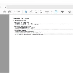 Same Tractor EXPLORER³ 100 T after 1001 Parts Catalog Manual - PDF DOWNLOAD