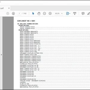 Same Tractor EXPLORER³ 100 after 5001 Parts Catalog Manual - PDF DOWNLOAD