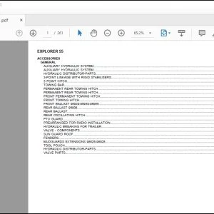 Same Explorer 55 Tractor Spare Parts Catalog PDF Download