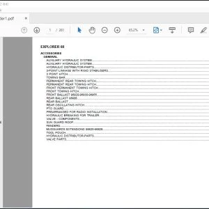 Same Tractor Explorer 60 Spare Parts Catalog Manual - PDF DOWNLOAD