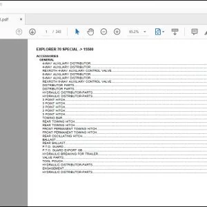 Same Tractor Explorer 70 Special after 15500 Parts Catalog Manual - PDF DOWNLOAD